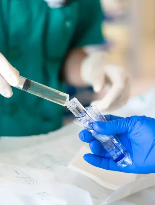 Peptide therapy medical procedure